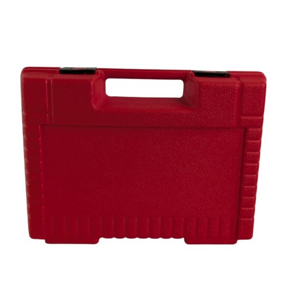 Vintage 1985 Lego Red Storage Container Carrying Bin Case 10x13x4 inch - Picture 3 of 9